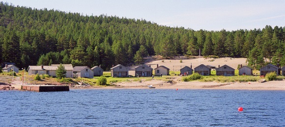 Sandviken auf der Insel Ulvön in Ångermanland