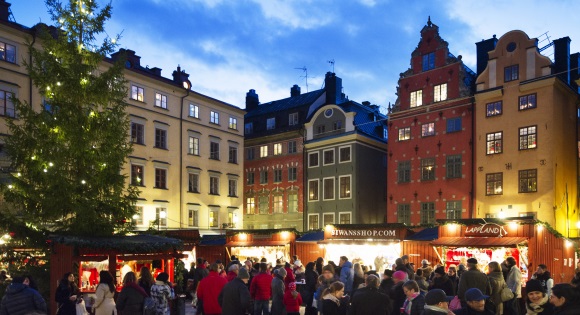 Weihnachtsmarkt in Stockholm - Altstadt